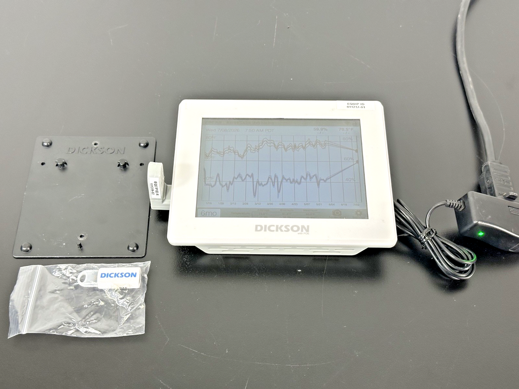 Dickson TWP Touchscreen Environmental Data Logger PoE Used Tested Working0