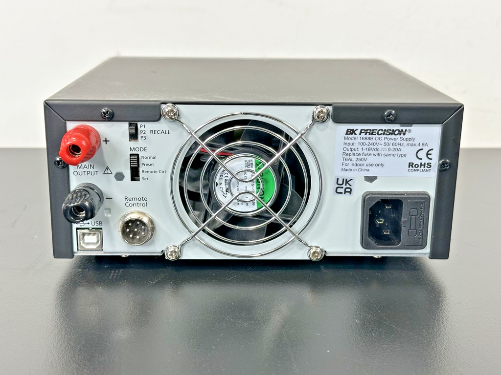 B&K Precision 1688B Switching DC Power Supply 1 18V 20A USB Powers On Working1