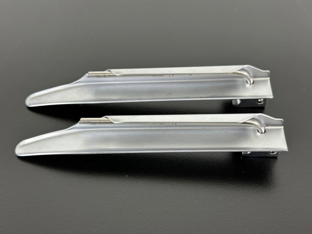 HEINE Modular+ MIL Laryngoscope Blade Size 2 Fiber Optic Lot of 22