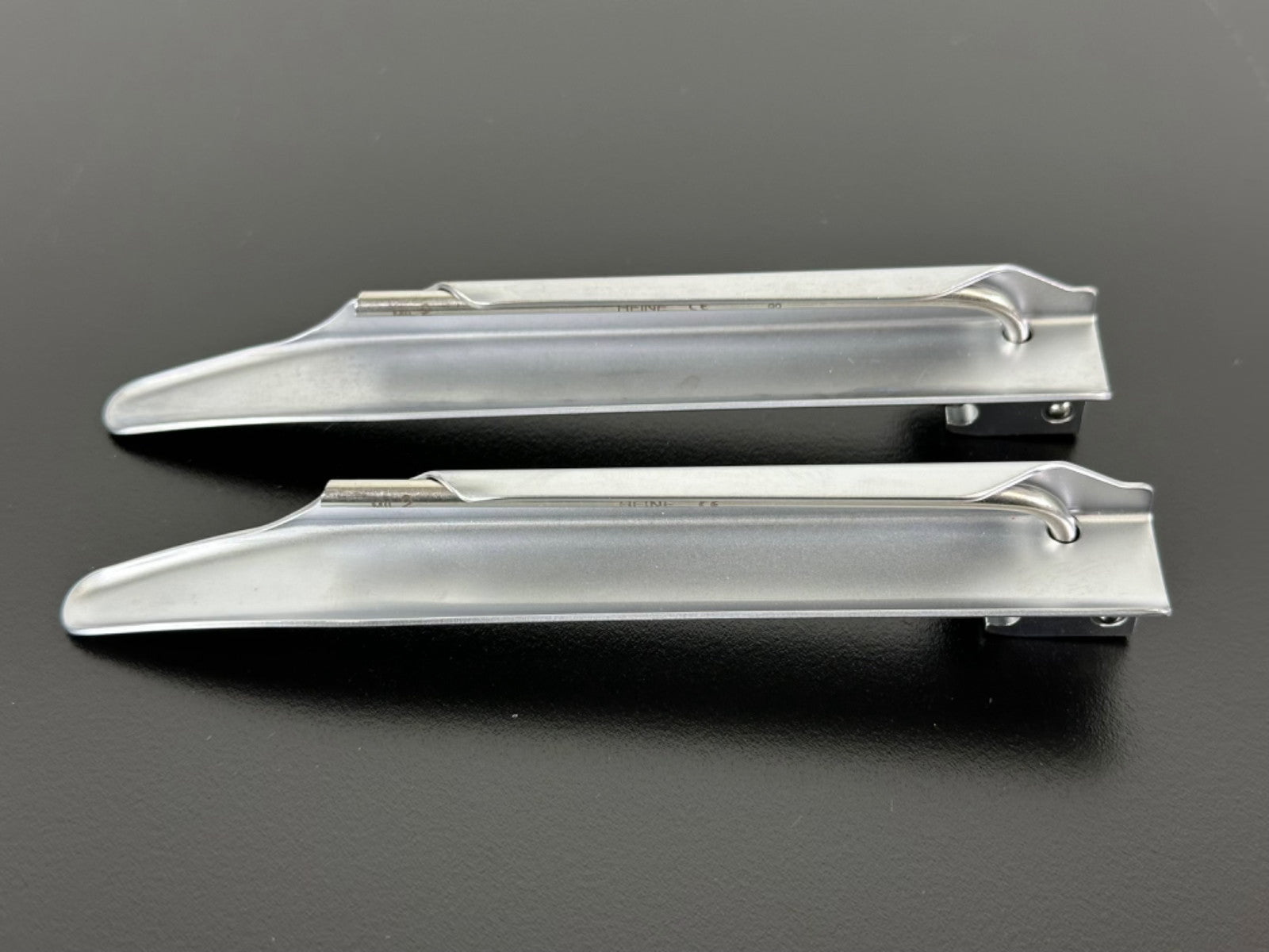 HEINE Modular+ MIL Laryngoscope Blade Size 2 Fiber Optic Lot of 22