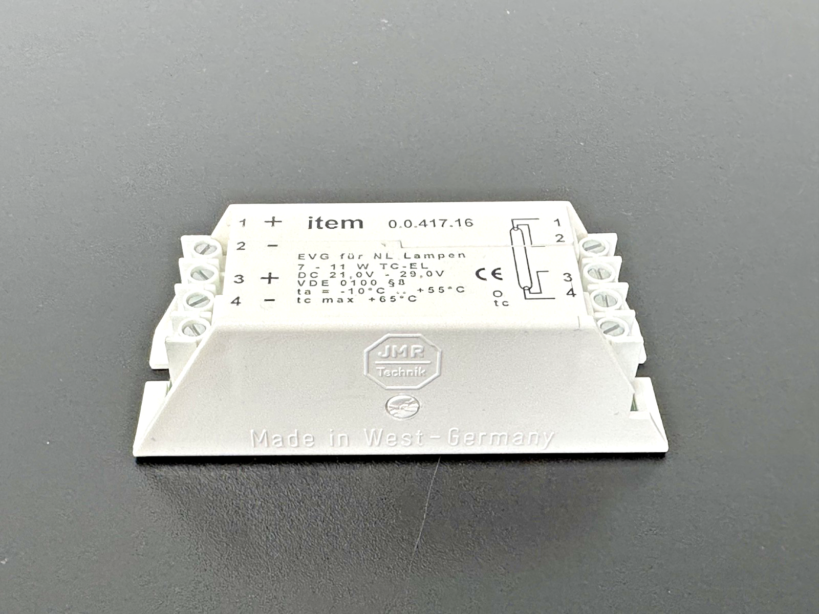 ITEM JMR Technik 0.0.417.16 Electronic Ballast EVG 7 11W TC EL 21 29V DC0
