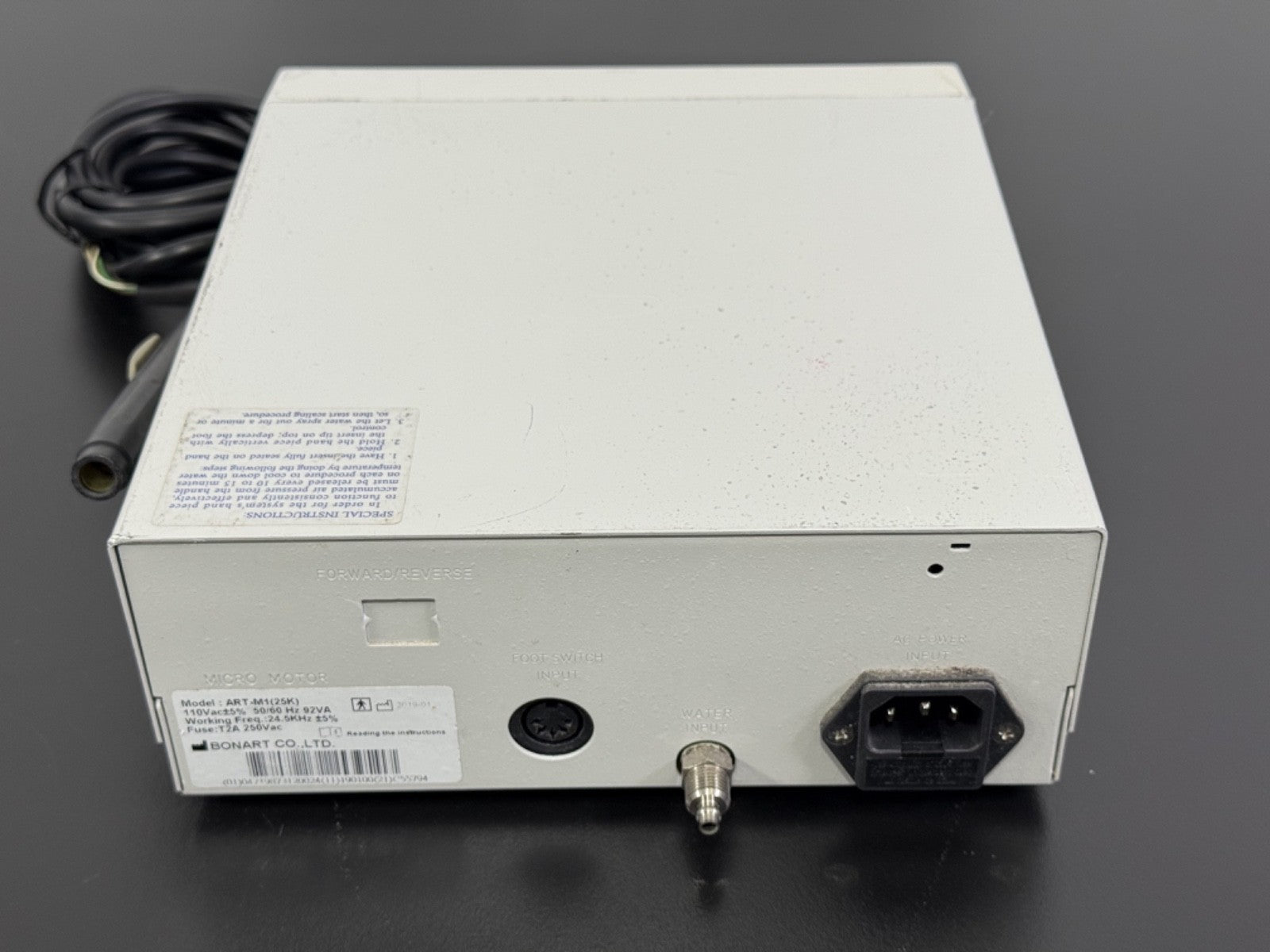 Bonart ART M1 (25K) Ultrasonic Scaler Unit – For Parts / Not Working – Read4