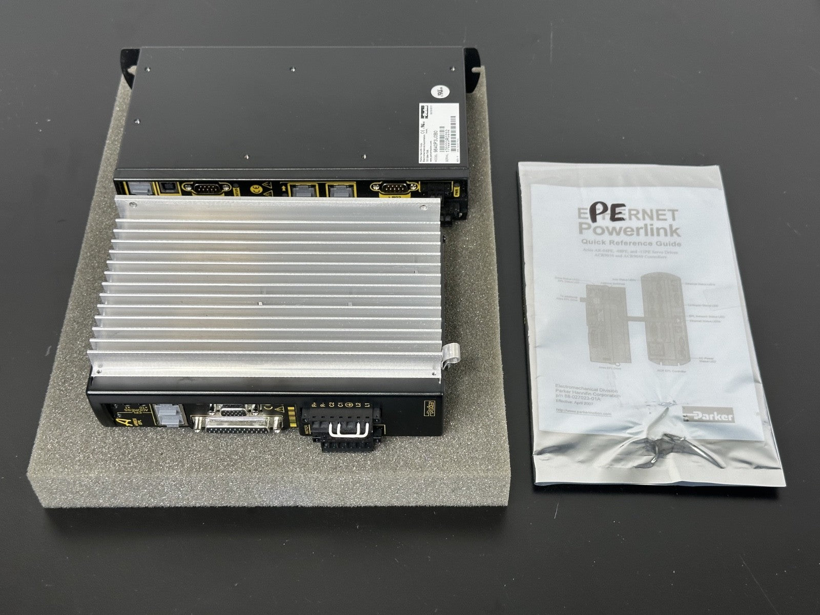 Parker AR 04PE Aries EPL Servo Drive & 9640P3U0B0 Controller0