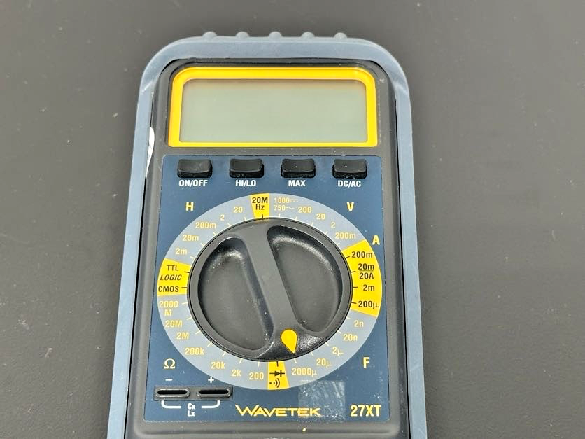Wavetek Meterman 27XT Digital Multimeter LCR Capacitance Meter No Leads Used1