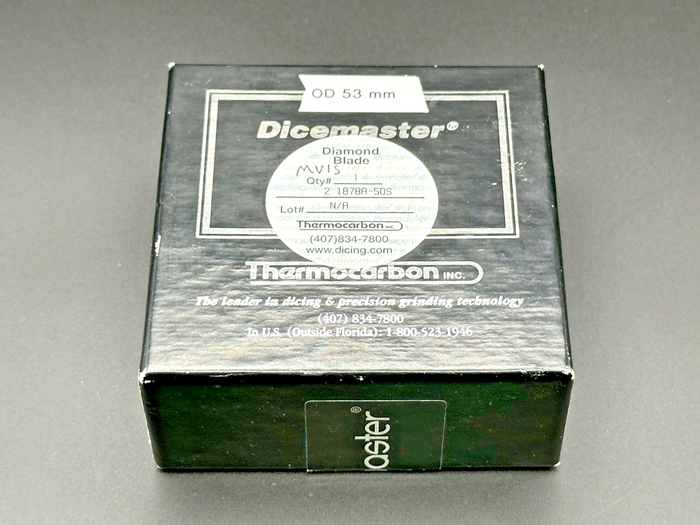 Thermocarbon 187BA-50S Diamond Dicing Blade 53mm |Used Part Accessory Component