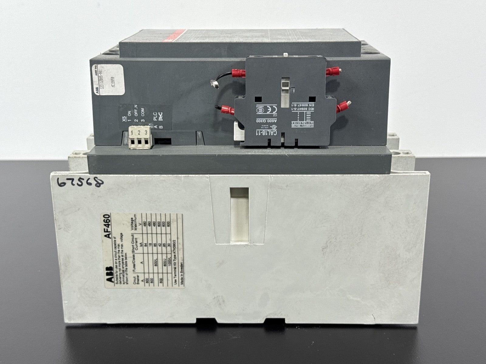 ABB 3 Pole Contactor AF460 30 1000V 650A 500HP, 100 250 Volt AC/DC Coil6