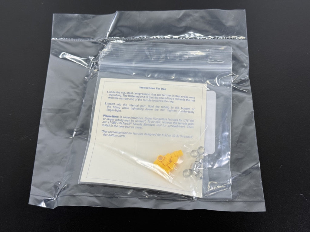 IDEXX Health & Science P 359 Superflangeless Ferrule Assembly Tefzel 1/8" – Qty1