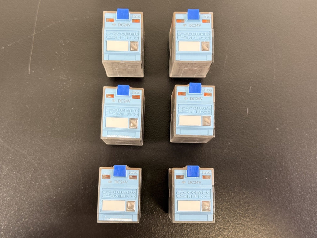 Comat Releco C7 T21 Plug In Control Relay – 24V DC Coil, 6A 250VAC – 6 pack3
