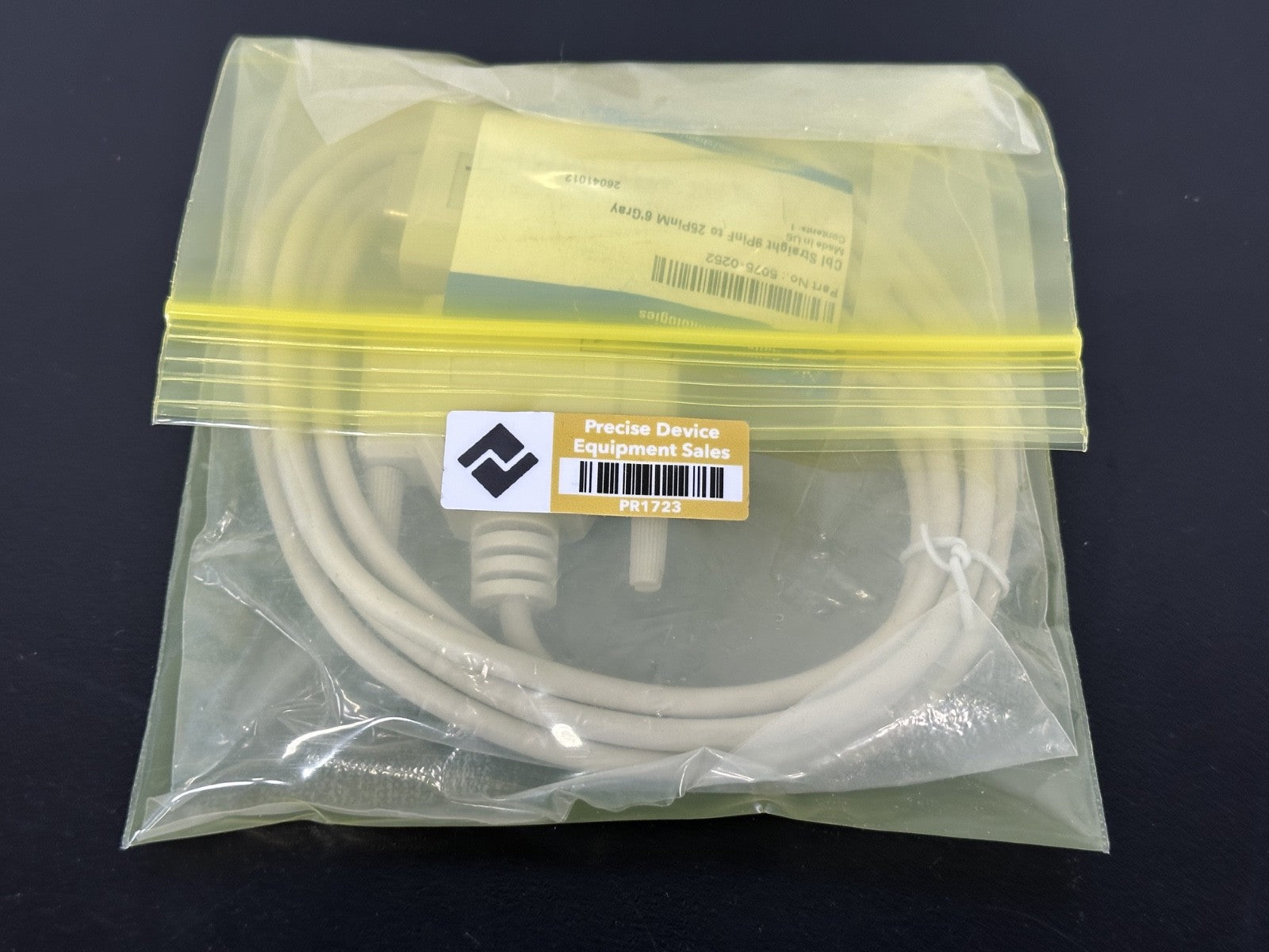 Agilent 5075 0252 9 Pin Female to 25 Pin Male Serial Cable 6ft New3