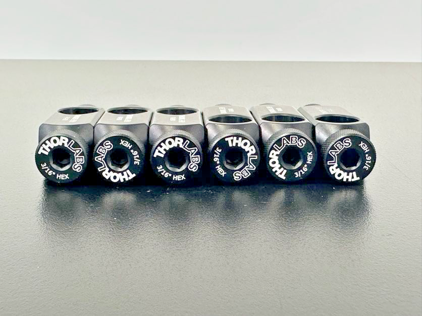 Lot of 6 Thorlabs RA90 Right Angle Post Clamps 90° Optical Mount Holders2
