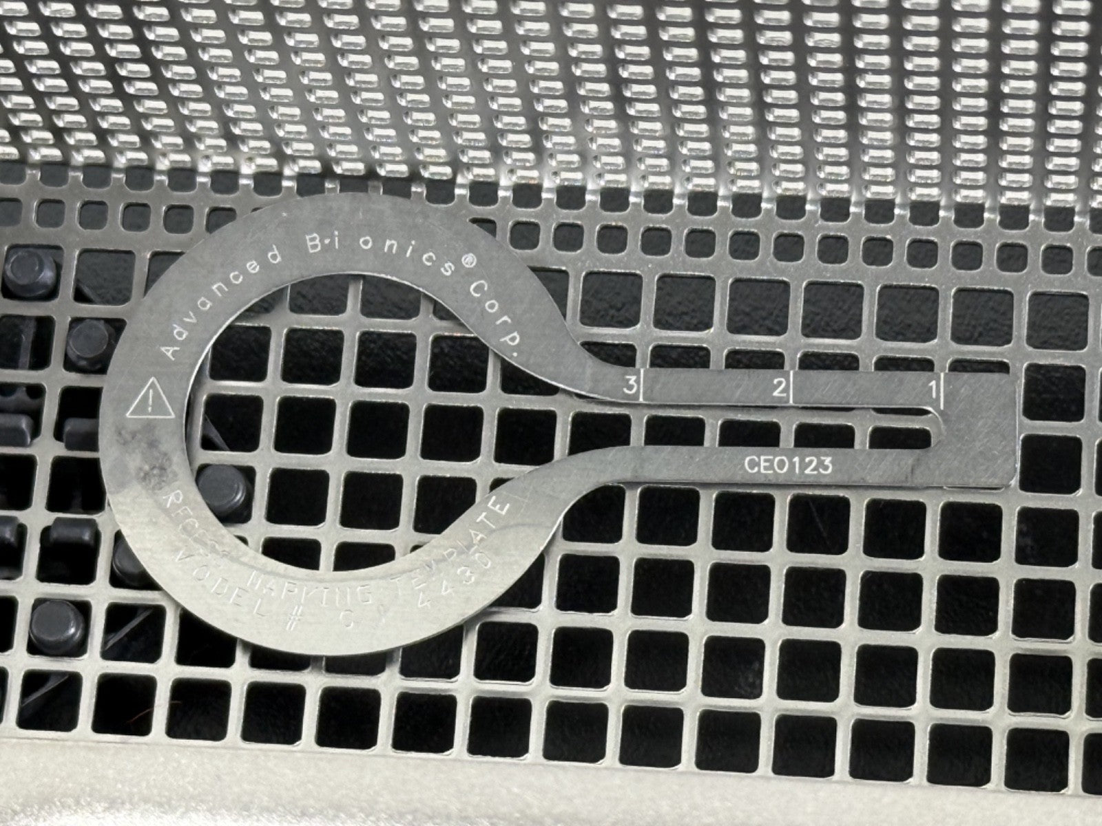 Cochlear Titaniun Surgical Instrument Tray Aesculap JF113R3