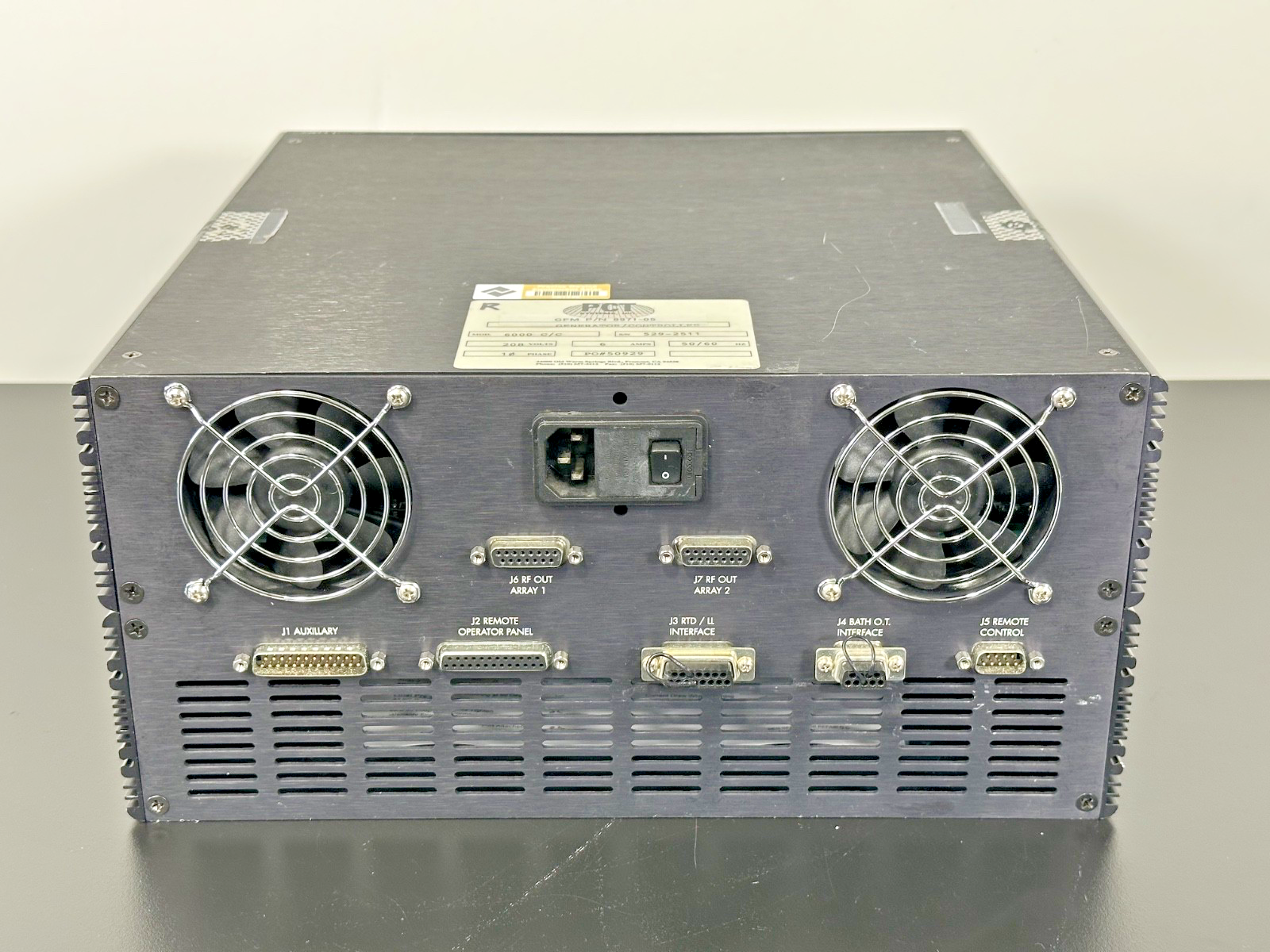 PCT Systems Megasonic Hyperclean 6000 C/C Generator Controller CFM P/N 8971 054
