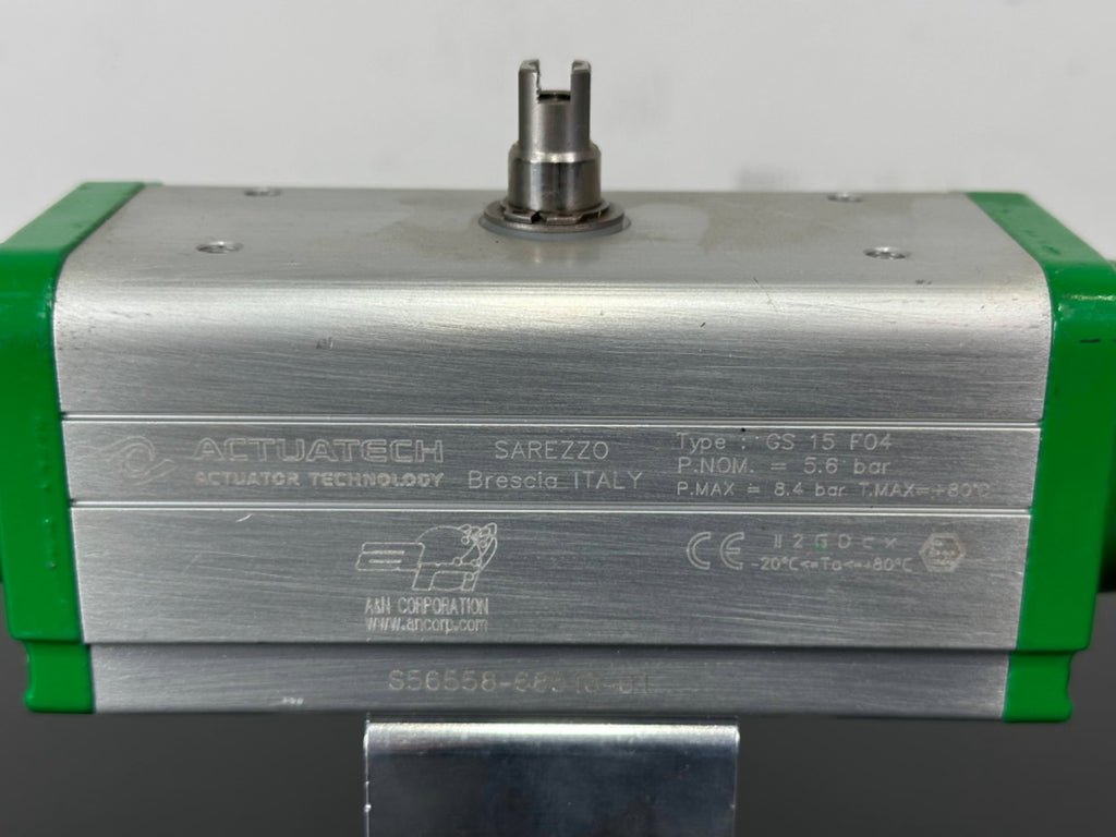 Actuatech GS 15 F04 Pneumatic Actuator w/ A&N Ball Valve B4075 0F16 AS Stainless1