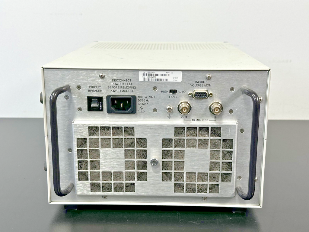 National Instruments NI PXI 1042 8 Slot 3U PXI Chassis 188129D 01 Used Powers On1