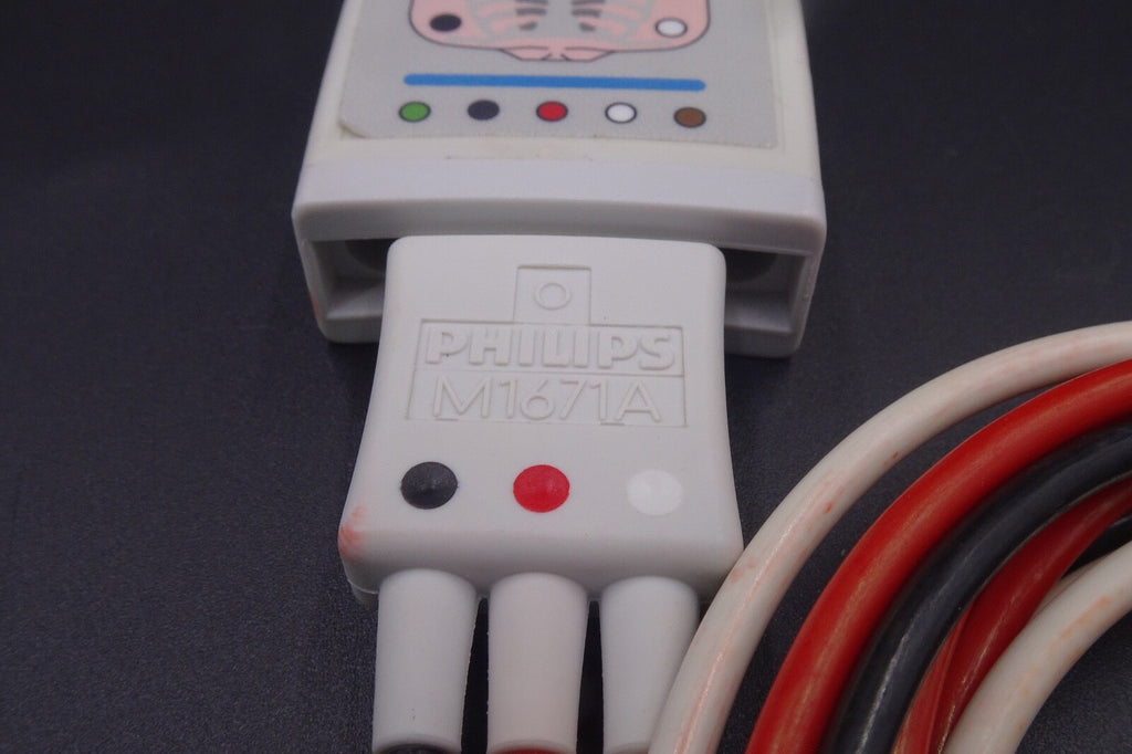 Original Philips M1668A, 3 LEAD ECG Trunk Cable M16711A5