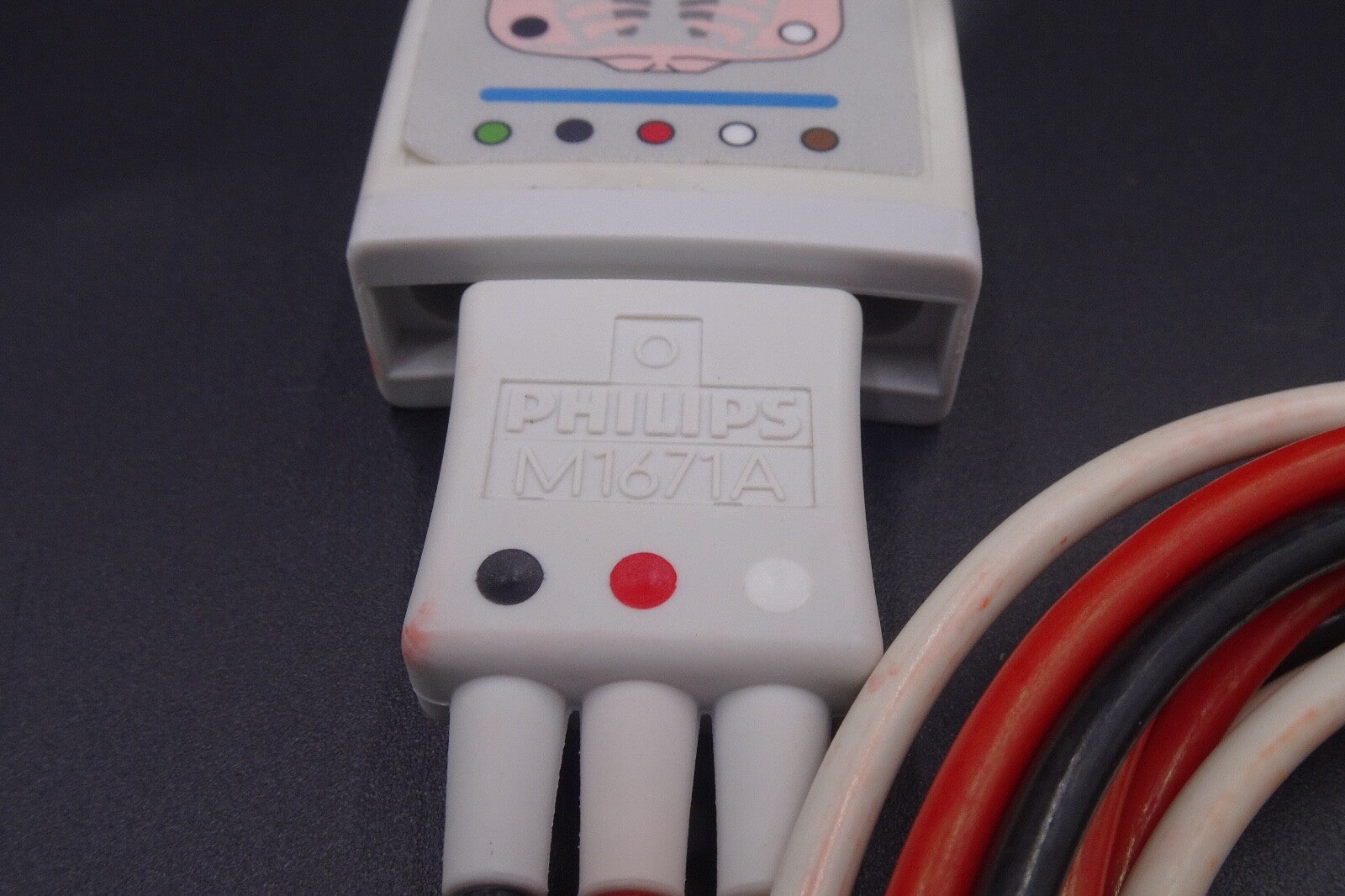 Original Philips M1668A, 3 LEAD ECG Trunk Cable M16711A5