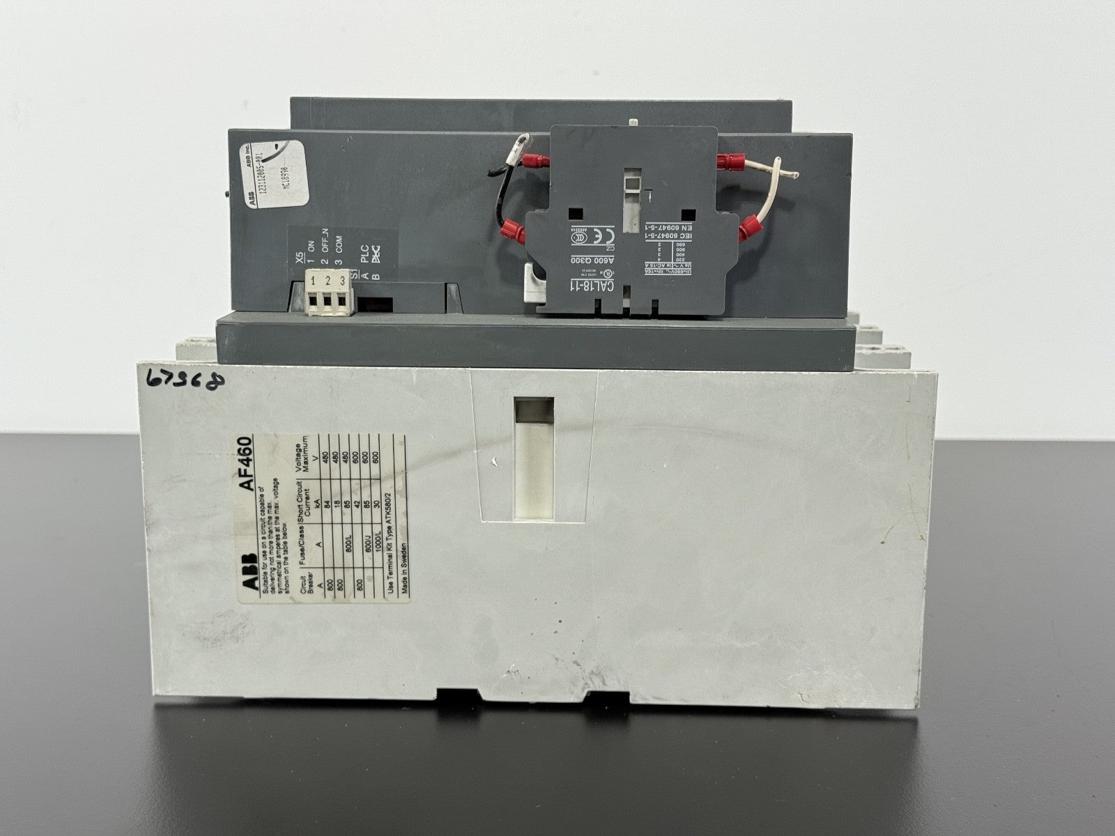 ABB 3 Pole Contactor AF460 30 1000V 650A 500HP, 100 250 Volt AC/DC Coil5