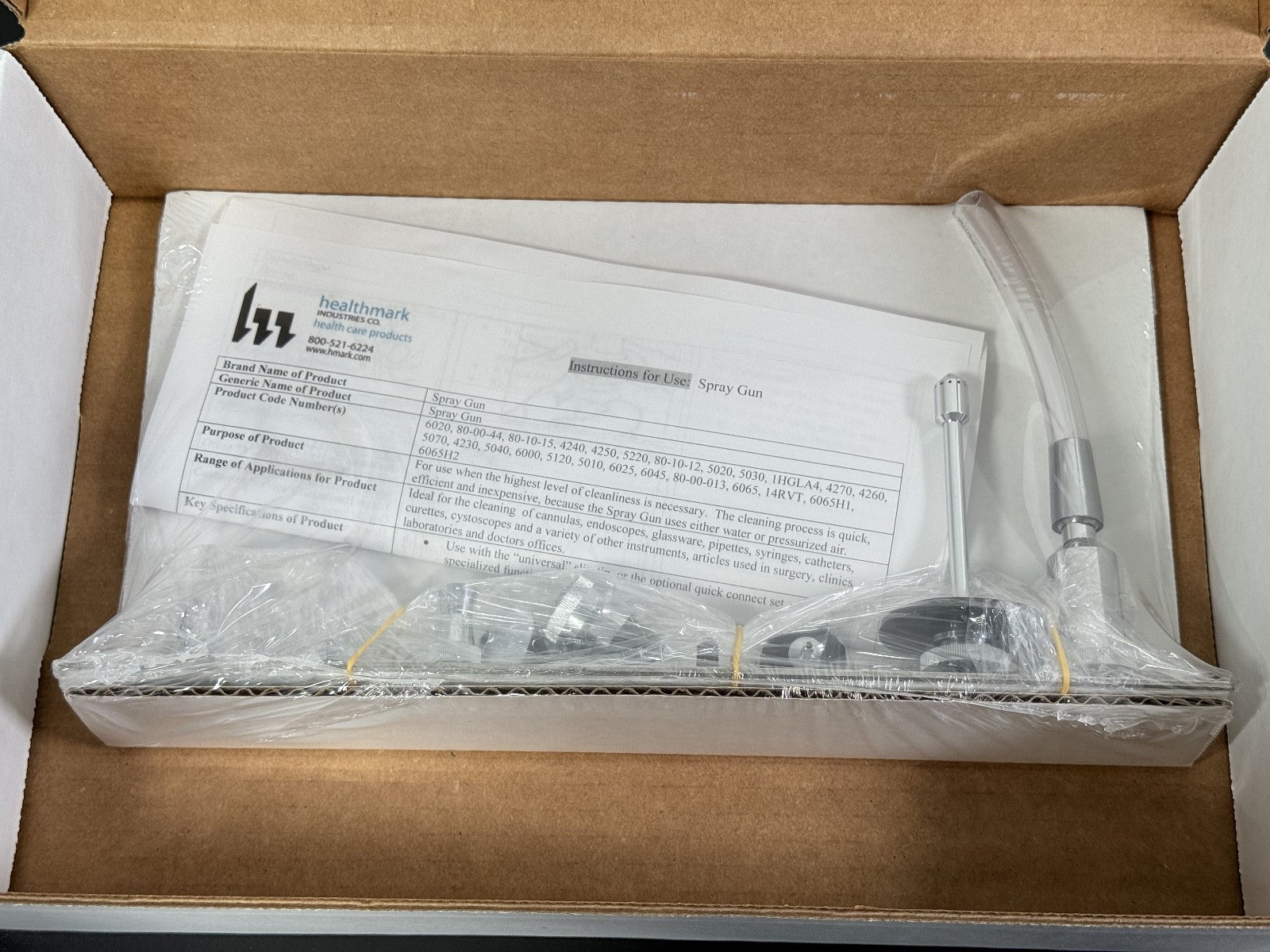 Healthmark Industries 5220 SPRAY GUN TIP ATTACHMENTS   COMPLETE SET2