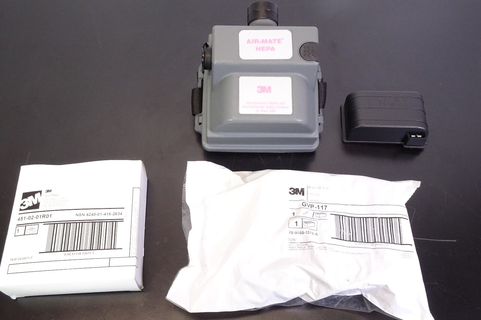 3M Air Mate HEPA AMH 12U Power Air Purifying Respirator0