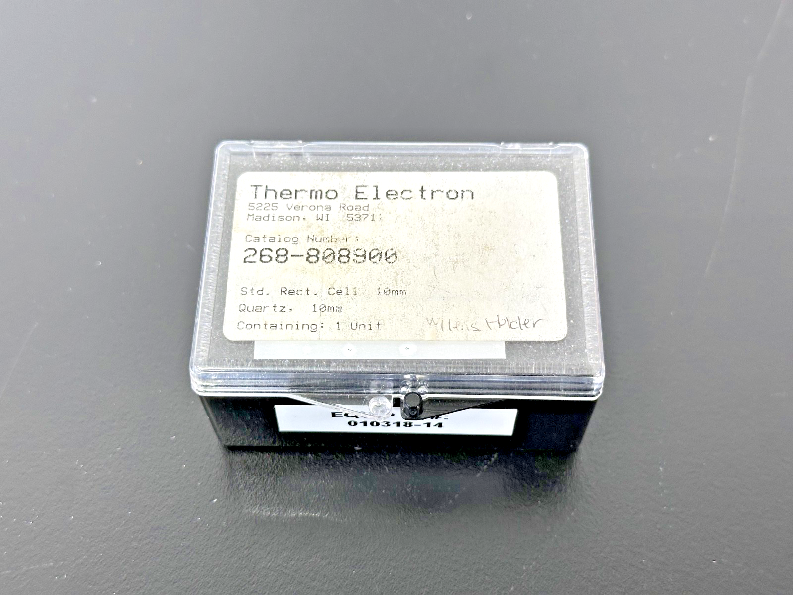Thermo Electron 268 808300 Quartz Spectrophotometer Cell 10mm Cuvette0