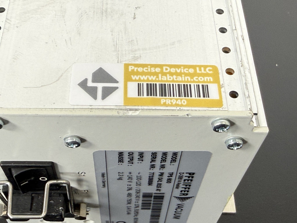 Pfeiffer Vacuum TPS 600 Turbo Pump Power Supply Controller PM041815AT4
