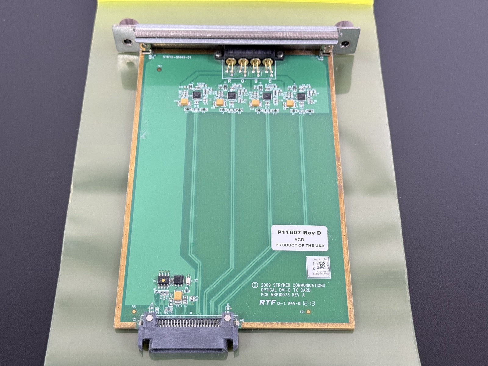 STRYKER COMMUNICATIONS DVI D TX CARD2
