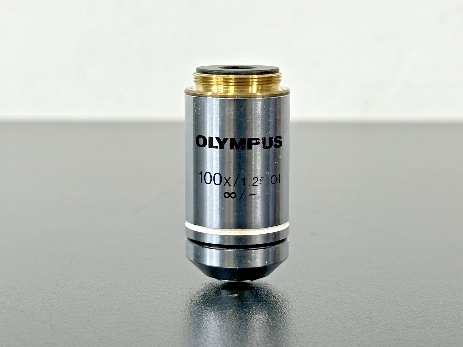 Olympus 100X 1.25 Oil Plan Objective Microscope Lens0