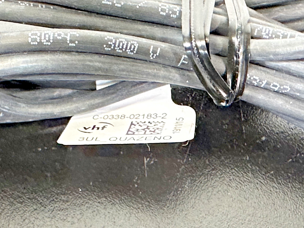 VHF C 0338 02183 2 4 Pin DIN to D Sub Interface Cable3