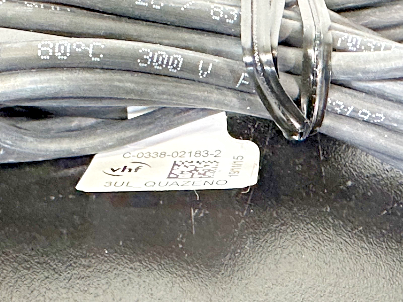 VHF C 0338 02183 2 4 Pin DIN to D Sub Interface Cable3