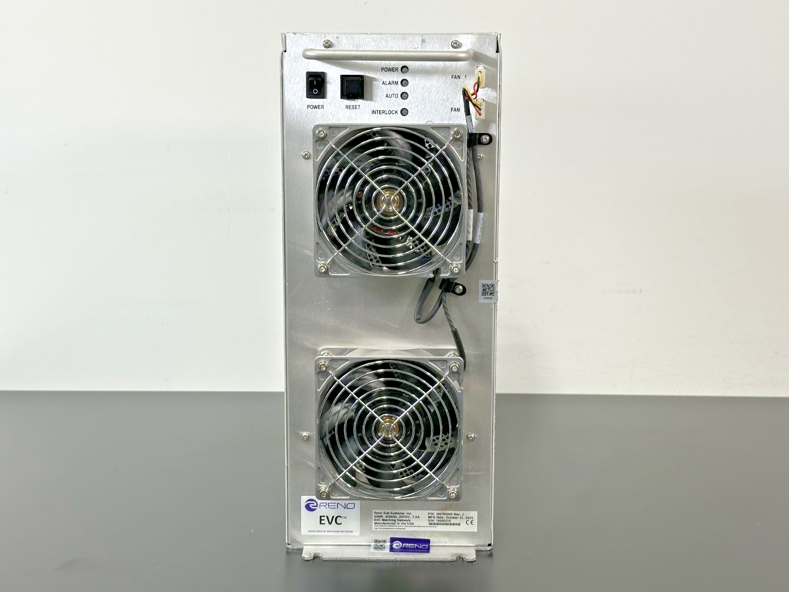 Reno EVC 100195000 500W 400kHz Solid State RF Matching Network1