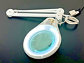 BOURYA 8062D3LED A LED Magnifier Lamp 12W Articulating Arm No Clamp Working0