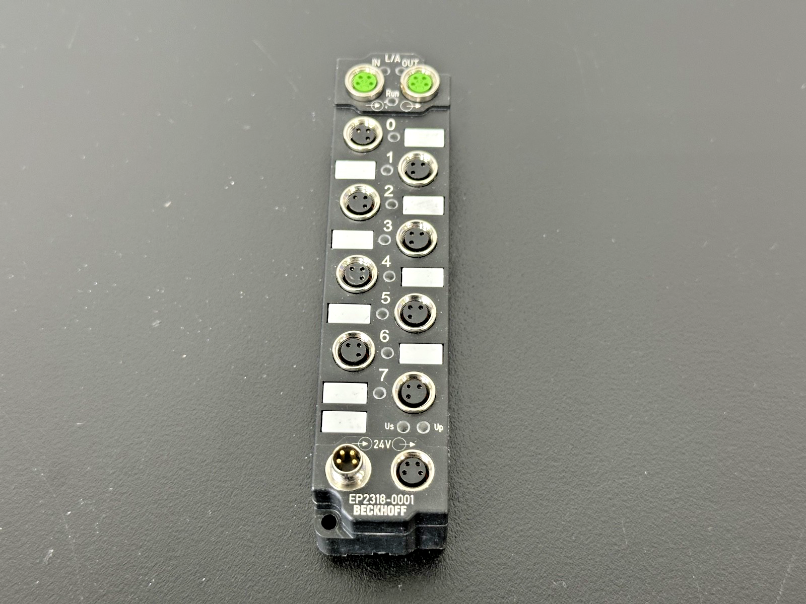 Beckhoff EP2318 0001 EtherCAT Box 8 Channel Digital I/O Module Used Untested1