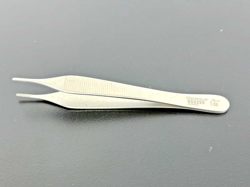 Aesculap BD225R Hudson Dressing Forceps 5" Serrated Stainless Steel0