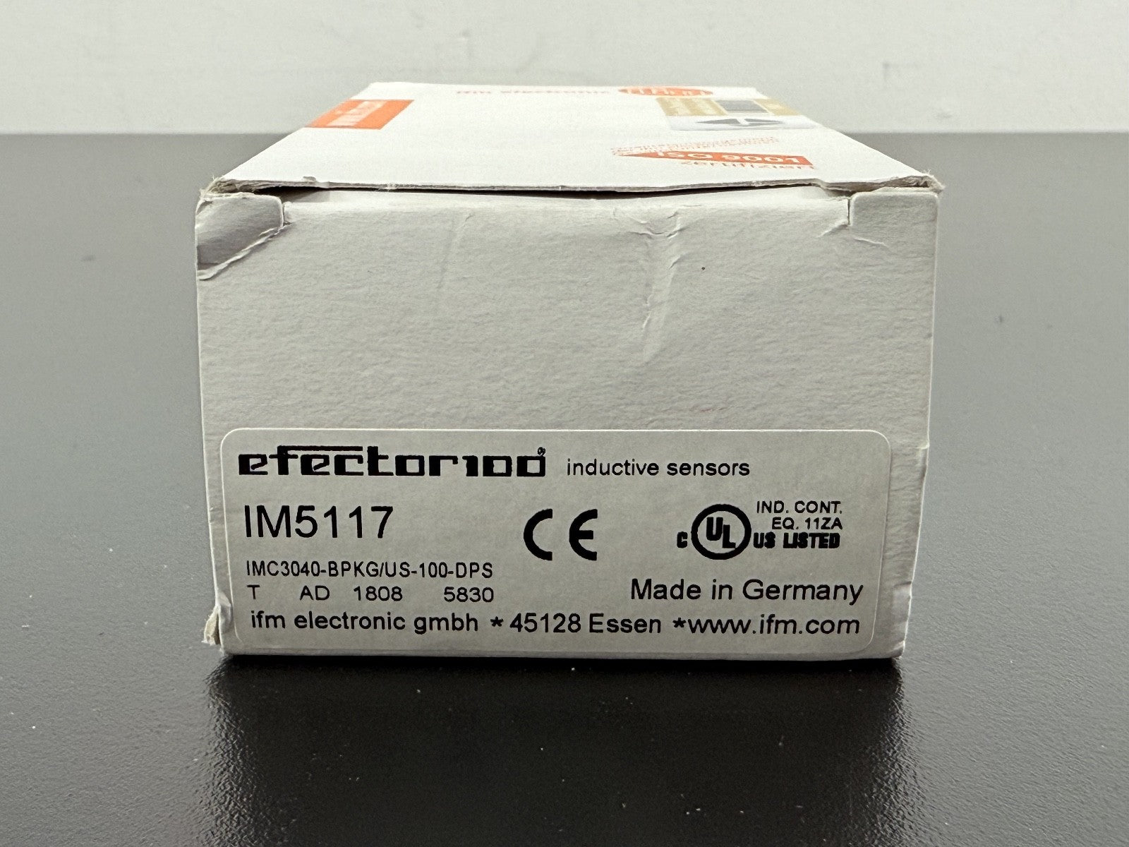 IFM EFECTOR IMC3040 BPKG/US 100 DPS IM5117 10 36VDC NSMP1