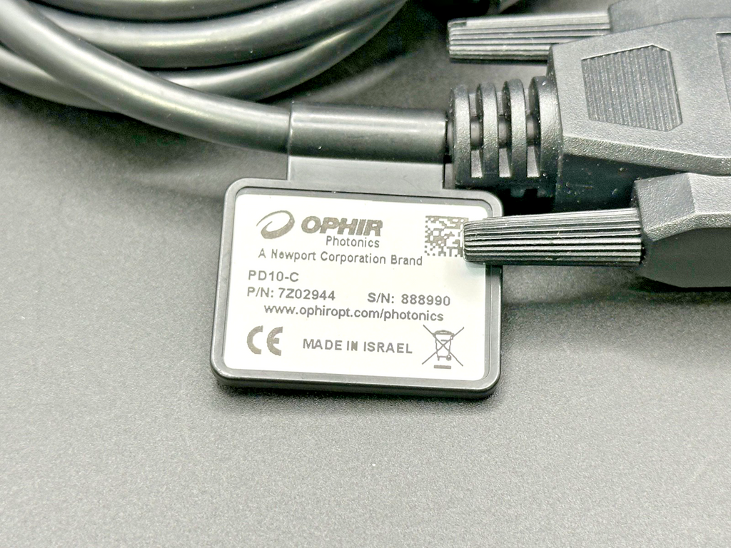 Ophir PD10-C Energy Sensor 7Z02944 w/ Juno USB Interface 7Z012502