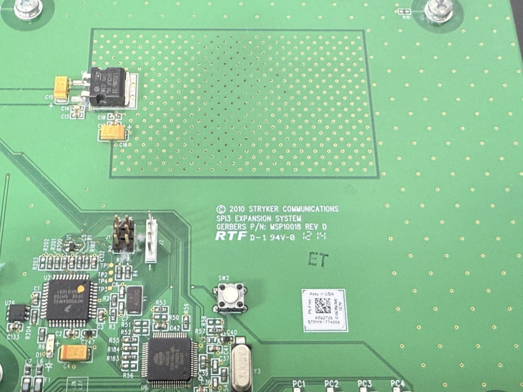 Stryker Communications SPI3 Expansion Module MSP10276 Rev A –Medical System Part3