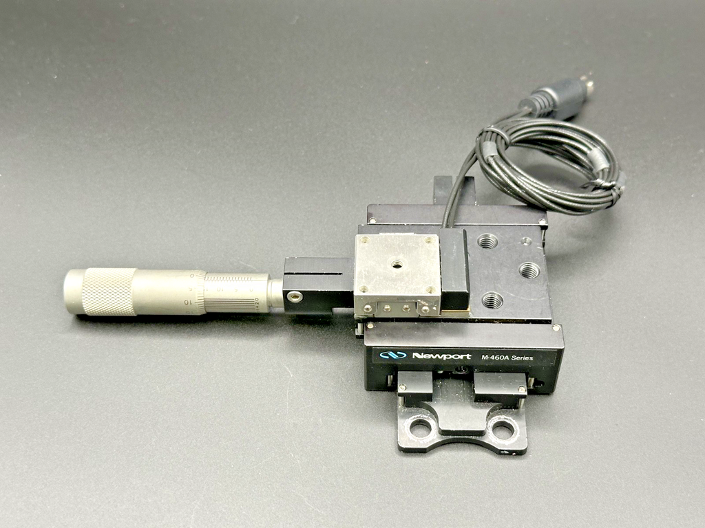 Newport M-460A Series Linear Stage w/ AG-LS25 Piezo Stage & Micrometer0