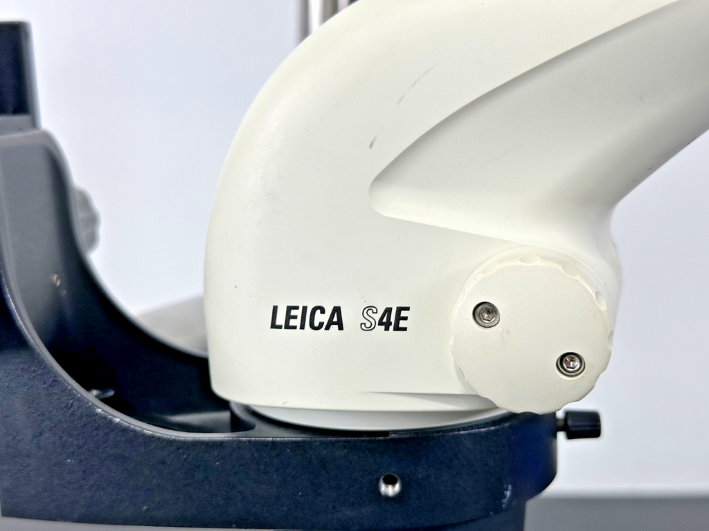 Leica S4E Stereo Zoom Microscope 0.63X Lens 10X Eyepieces Boom Stand Untested7