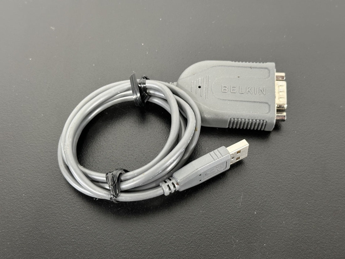 Belkin F5U257 USB to Serial Adapter RS232 DB9 Converter Cable0