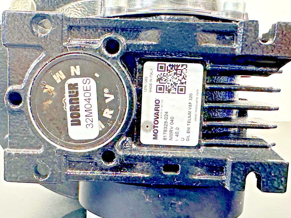 Motovario NMRV040 40:1 Worm Gearmotor 0.75 HP 3PH 56C Used Untested5