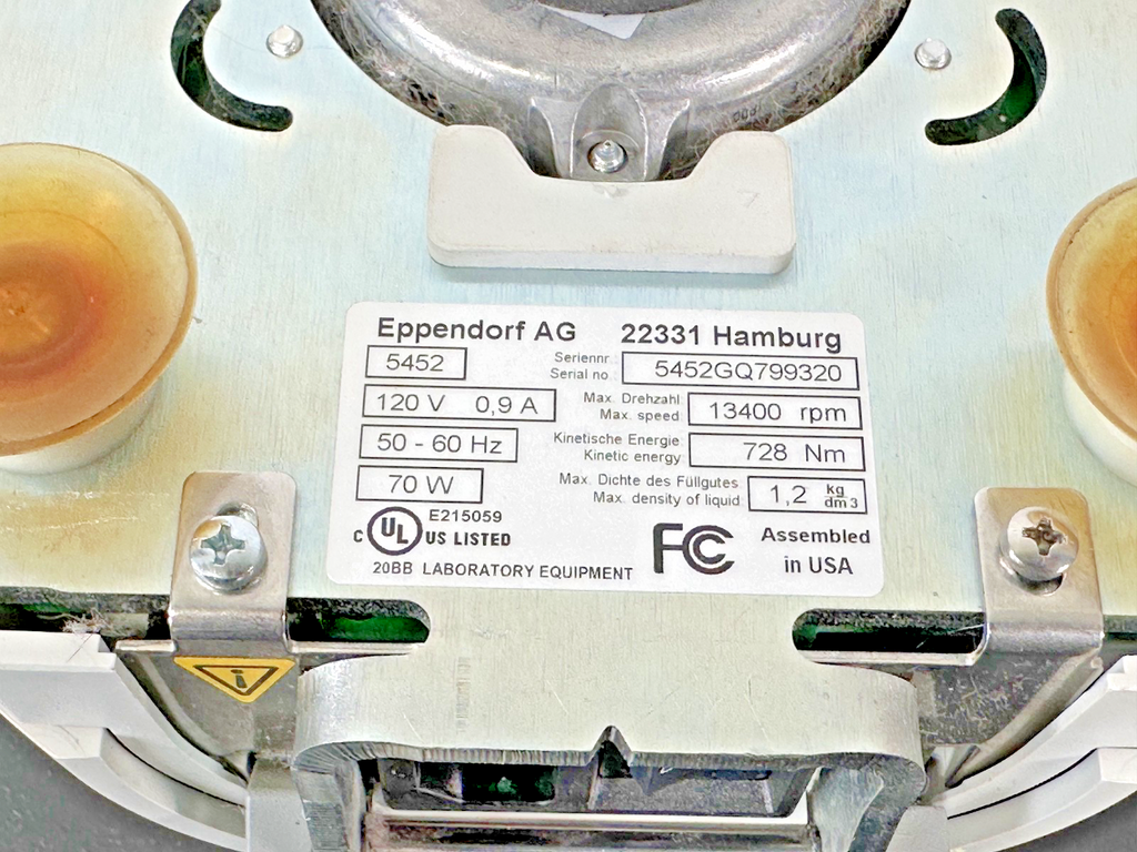 Eppendorf MiniSpin 5452 Laboratory Microcentrifuge For Parts Repair7