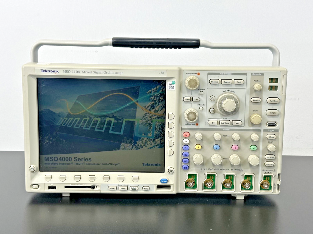 Tektronix MSO4104 1GHz 5GS/s 4+16 Channel Mixed Signal Oscilloscope  Working0