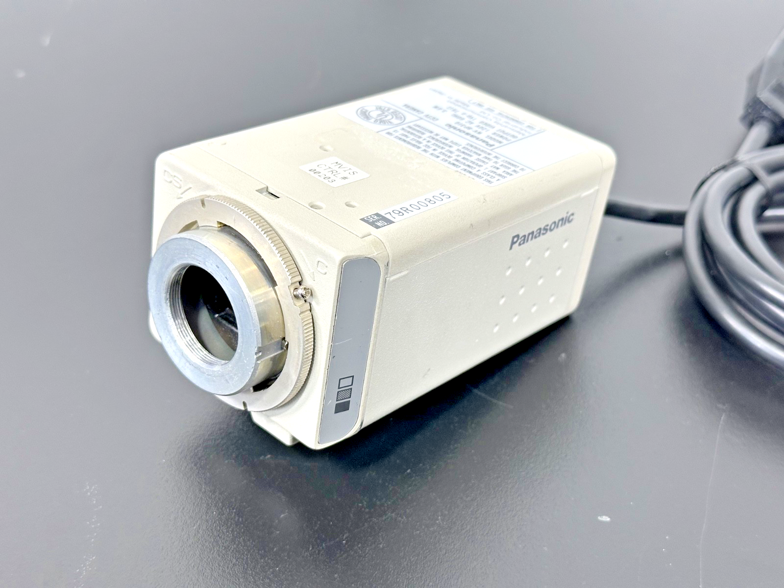 Panasonic WV BP310 B&W Camera Body with Attached Cable | Working0