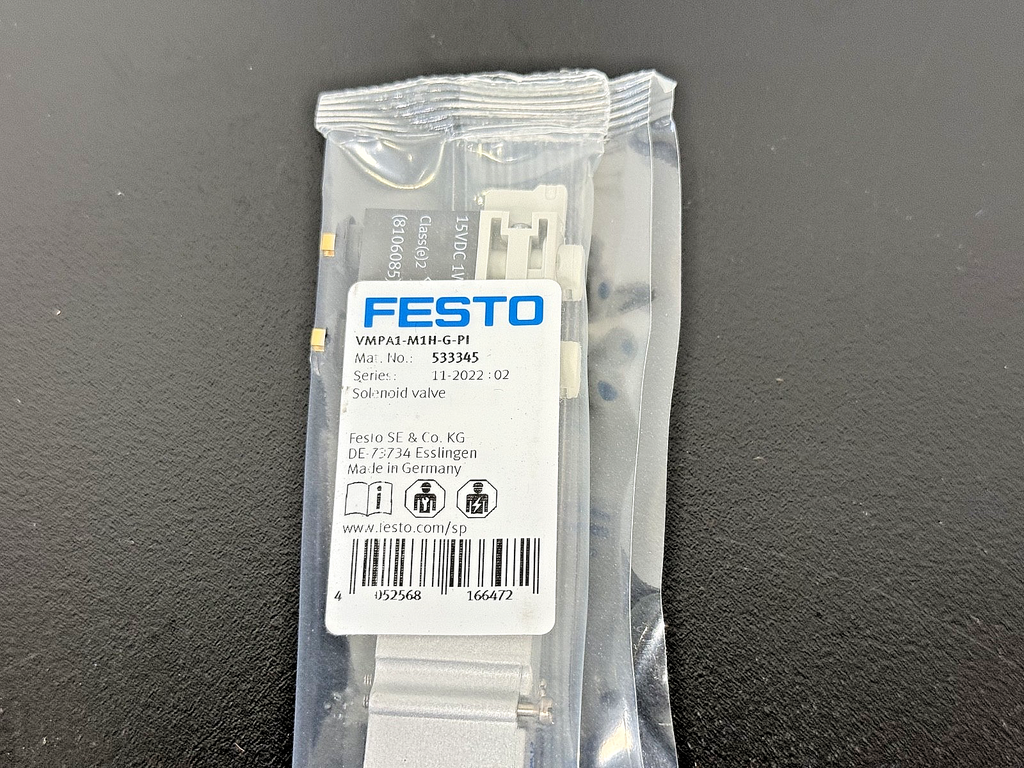 Festo VMPA1 M1H G PI Solenoid Valve 533345 15VDC New Sealed2