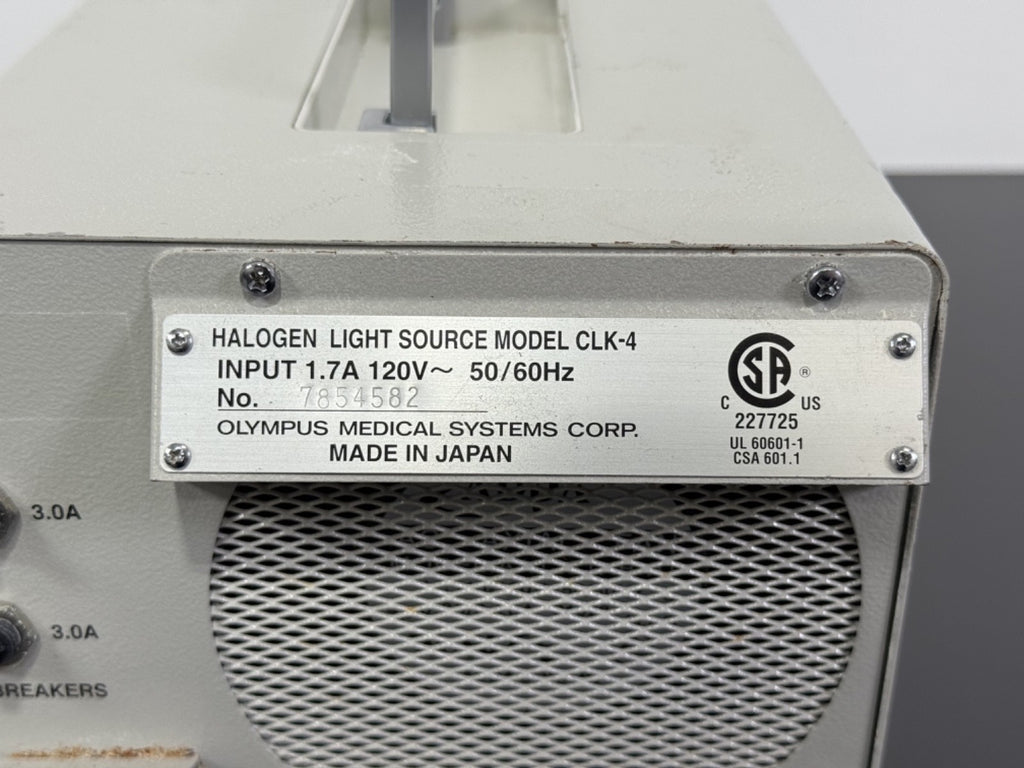 Olympus CLK 4 Halogen Light Source Power Unit – Tested Power On4