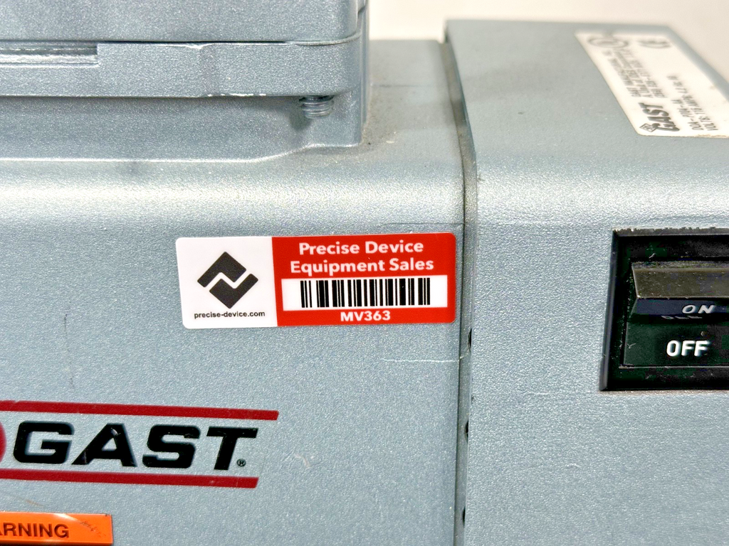 GAST DOA P704 AA Oil Less Compressor Vacuum Pump 115V with Dual Gauges Working6
