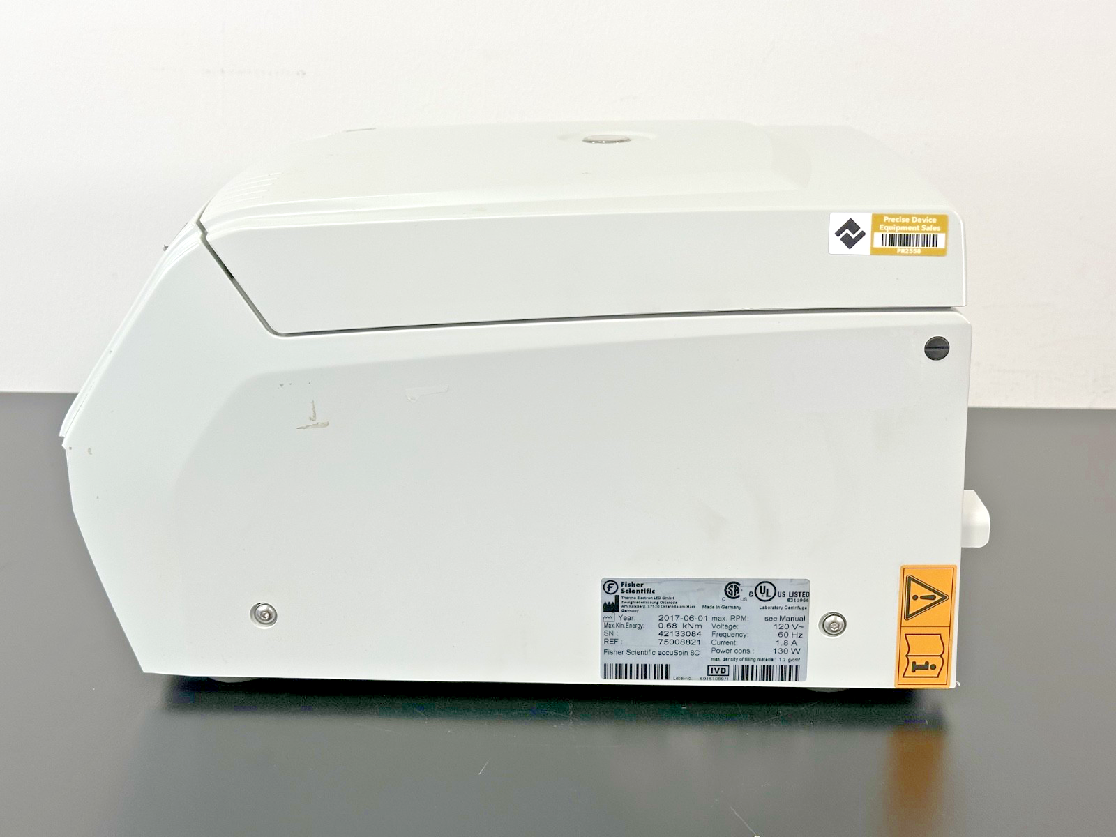 Fisher Scientific accuSpin 8C Laboratory Centrifuge REF 75008821 Used Has Cracks6