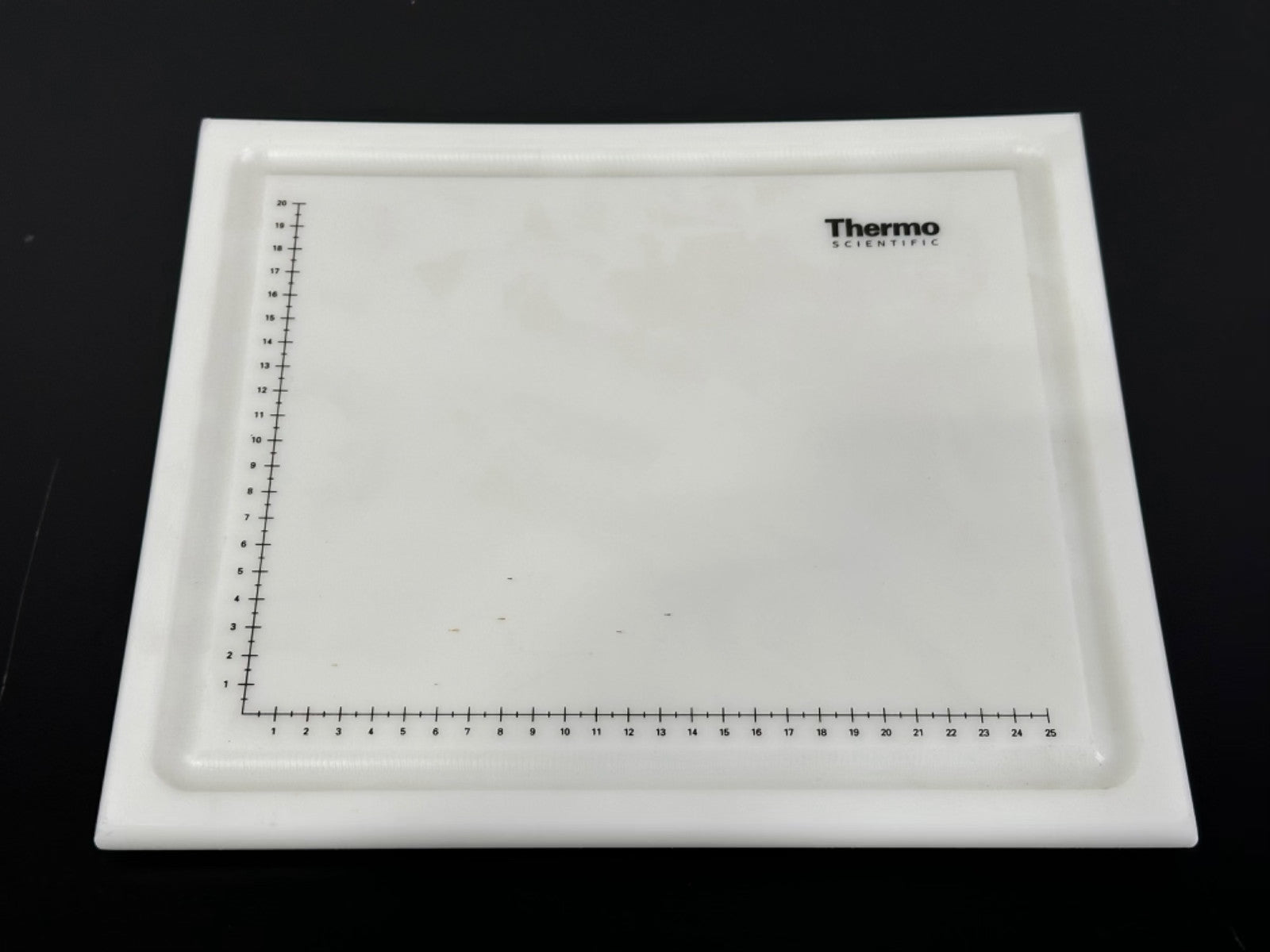Thermo Scientific Laboratory Sample Tray Measuring Grid White Plastic0