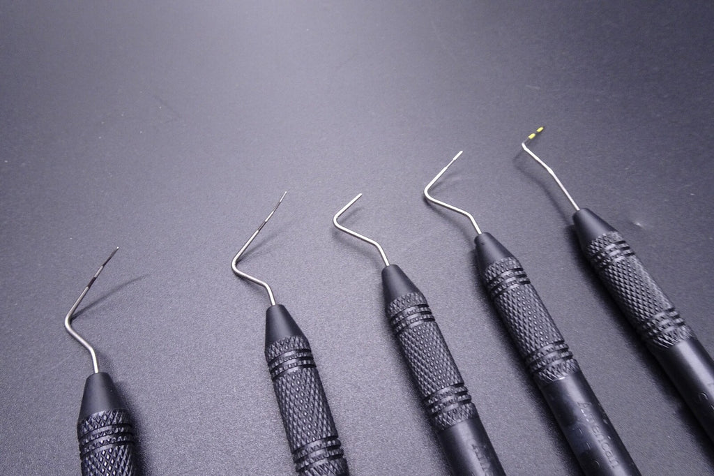 Lot x5) American Eagle Dental Probe 12b #12 Black Periodontal Instruments2