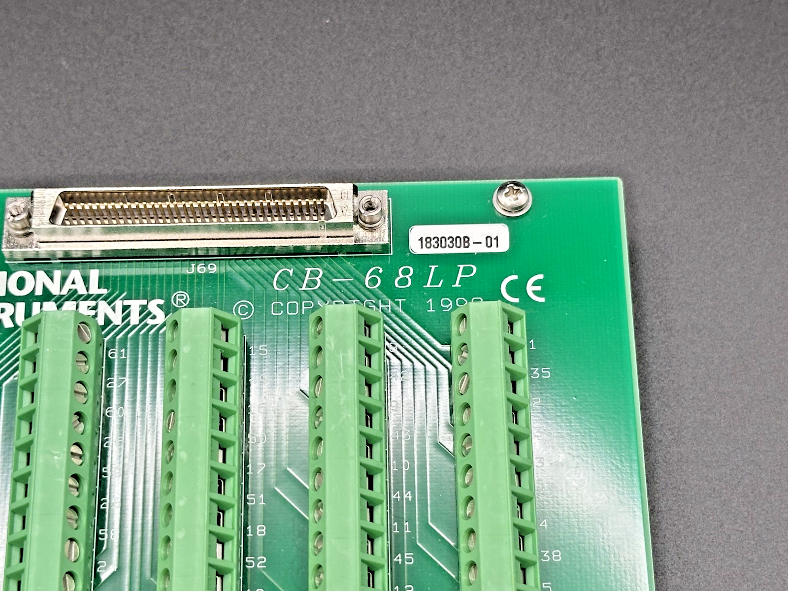 National Instruments CB 68LP 68 Pin Terminal Block 183030B 01 Working1
